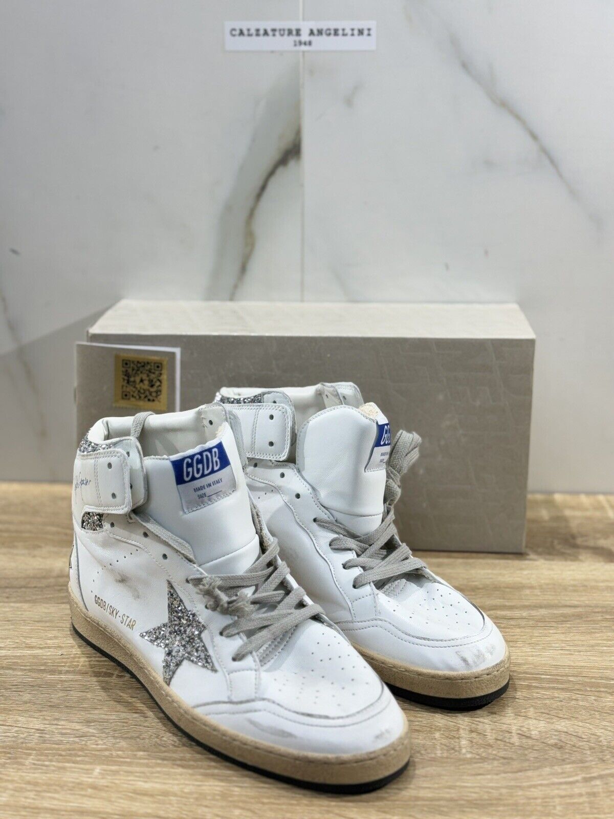 Golden Goose Sneaker Donna Sky Star   Pelle Luxury Woman Golden Goose 35