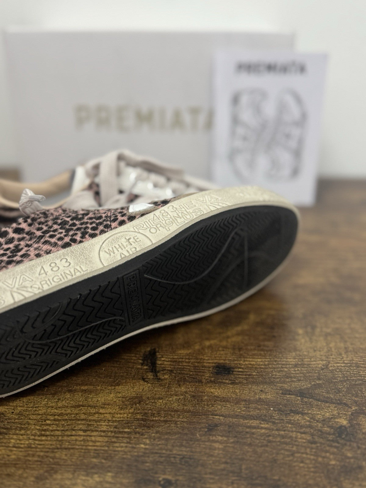 Premiata Steven   Sneaker Pelle Leopard     Casual Premiata Scarpa Donna 36