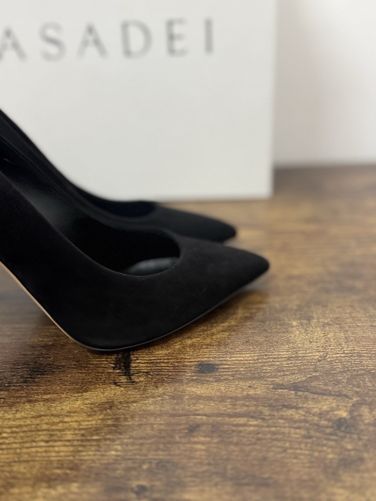 Casadei Decollete’ Icon Suede Nero Blade Casadei Donna 40
