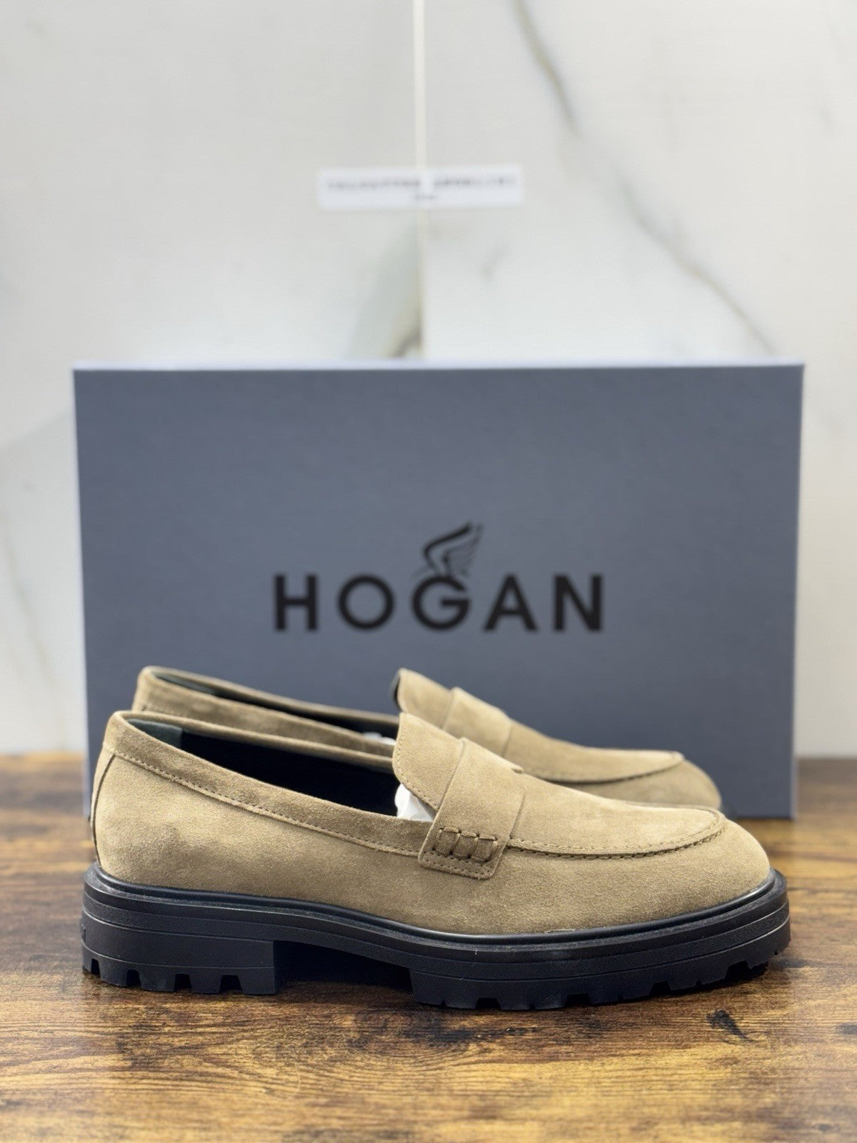 Hogan H673   Mocassino   Uomo Suede Beige     Extra Light Casual Hogan 39.5