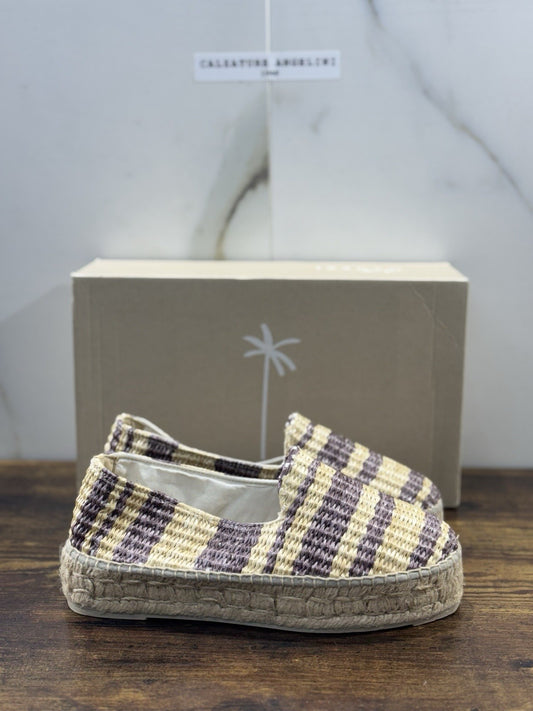 Manebi Espadrilles Mocassino Cocoa   Zeppa Casual Manebi Shoes Donna 37