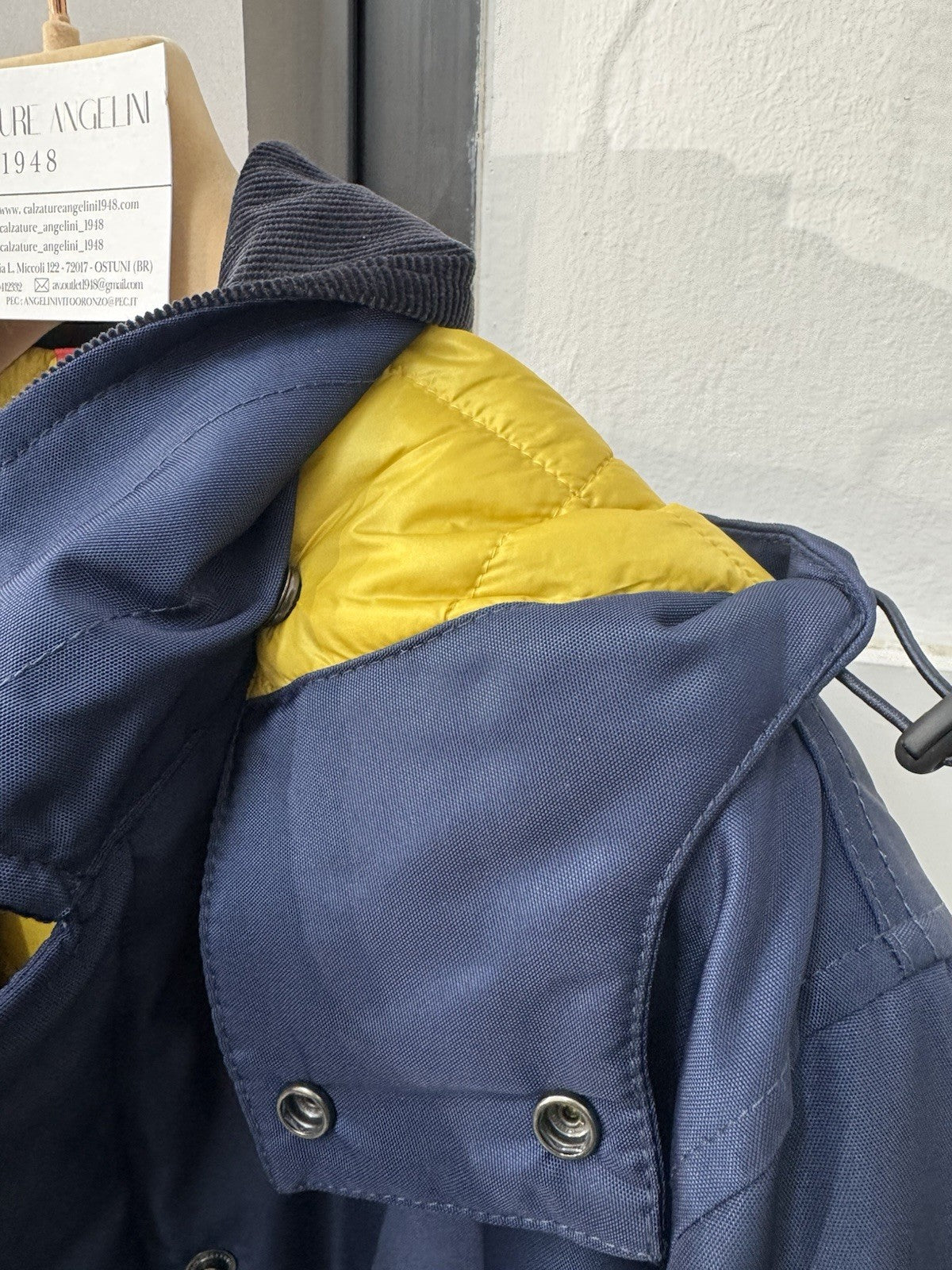 Fay Giubbotto Blu Con Cappuccio  Luxury Fay Uomo M
