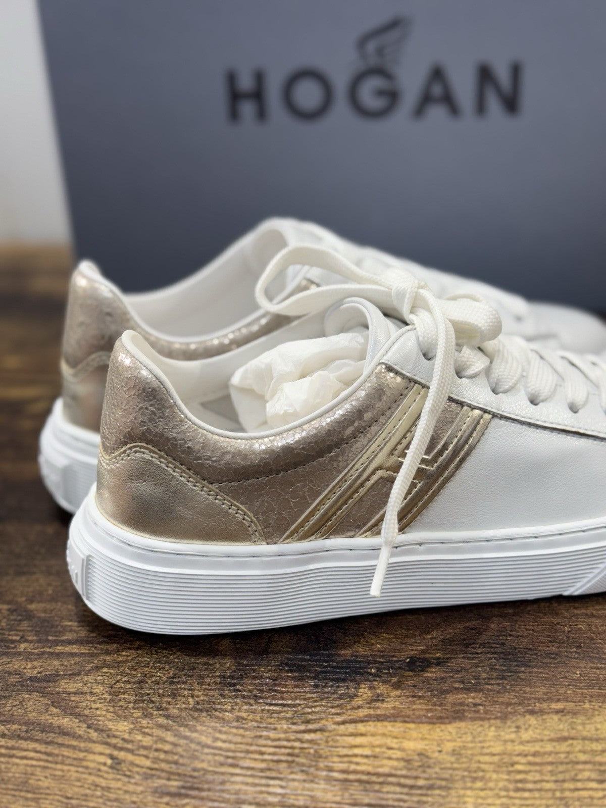 Hogan H365  Sneaker Pelle Bianca  Casual Hogan Donna 35