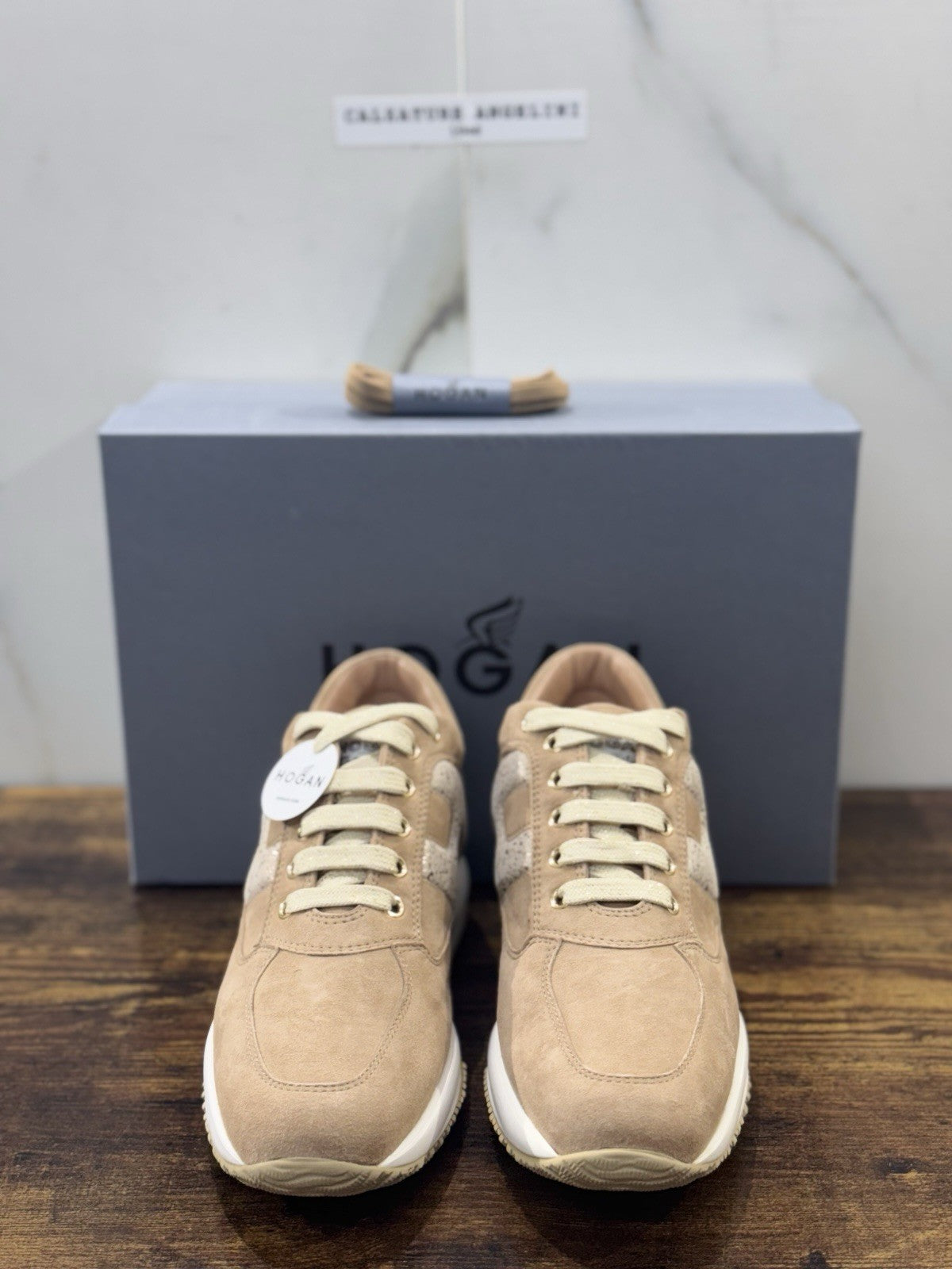 Hogan Interactive Pelle Suede Palude      Casual Hogan Donna 34.5