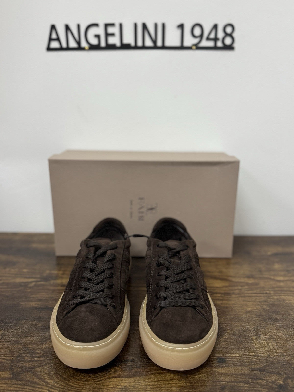 Fabi Sneaker Suede Marrone Casual Scarpa Fabi Uomo 40