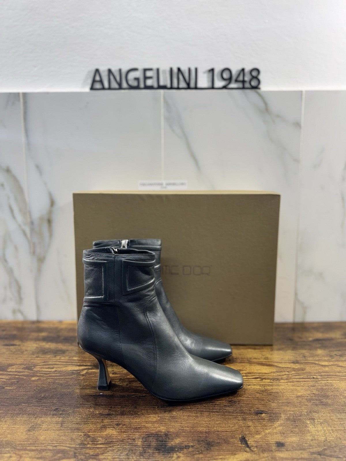 Pomme D’or Stivaletto   Pelle Asfalto    Casual Luxury Boot  Donna 41