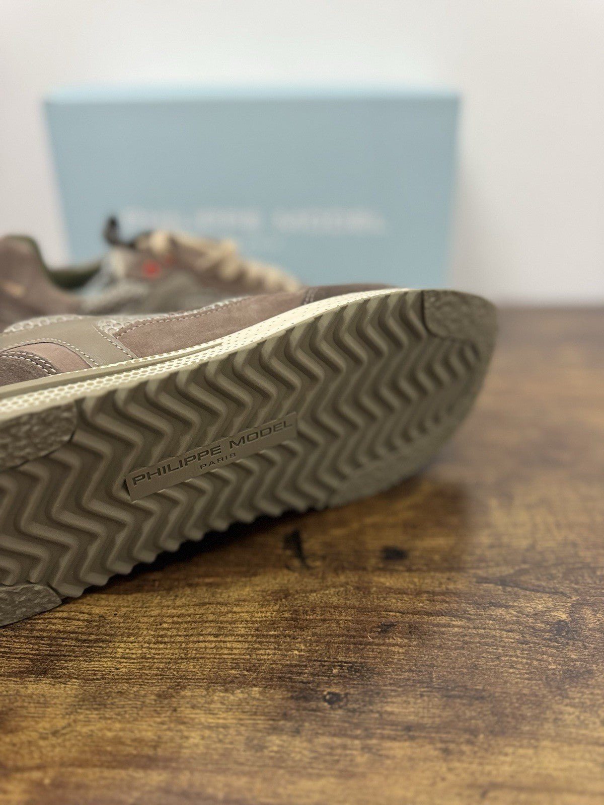 Philippe Model Olympique Low  Sneaker Pelle Militare       Casual Uomo 42