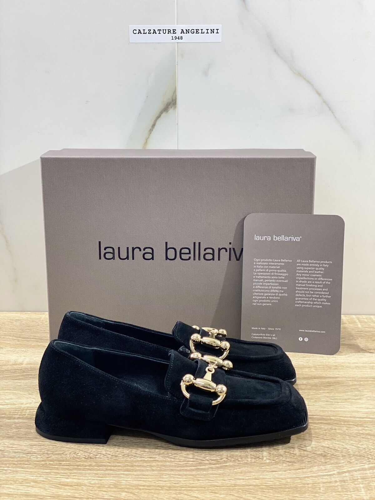 Laura Bellariva Mocassino donna Suede Nero Extra Light 37