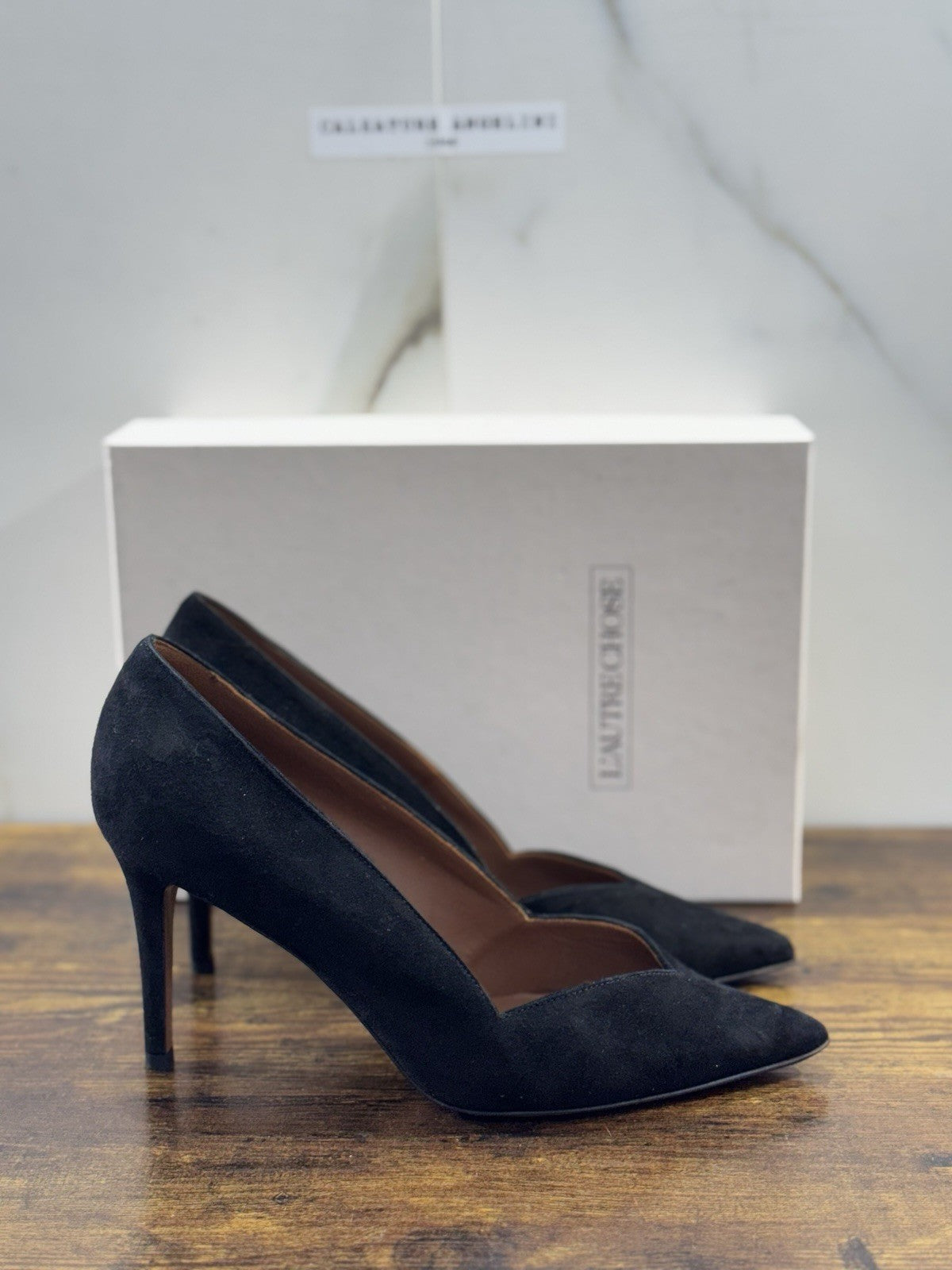 L’autrechose Décolleté Suede  Nero  Casual Donna 40