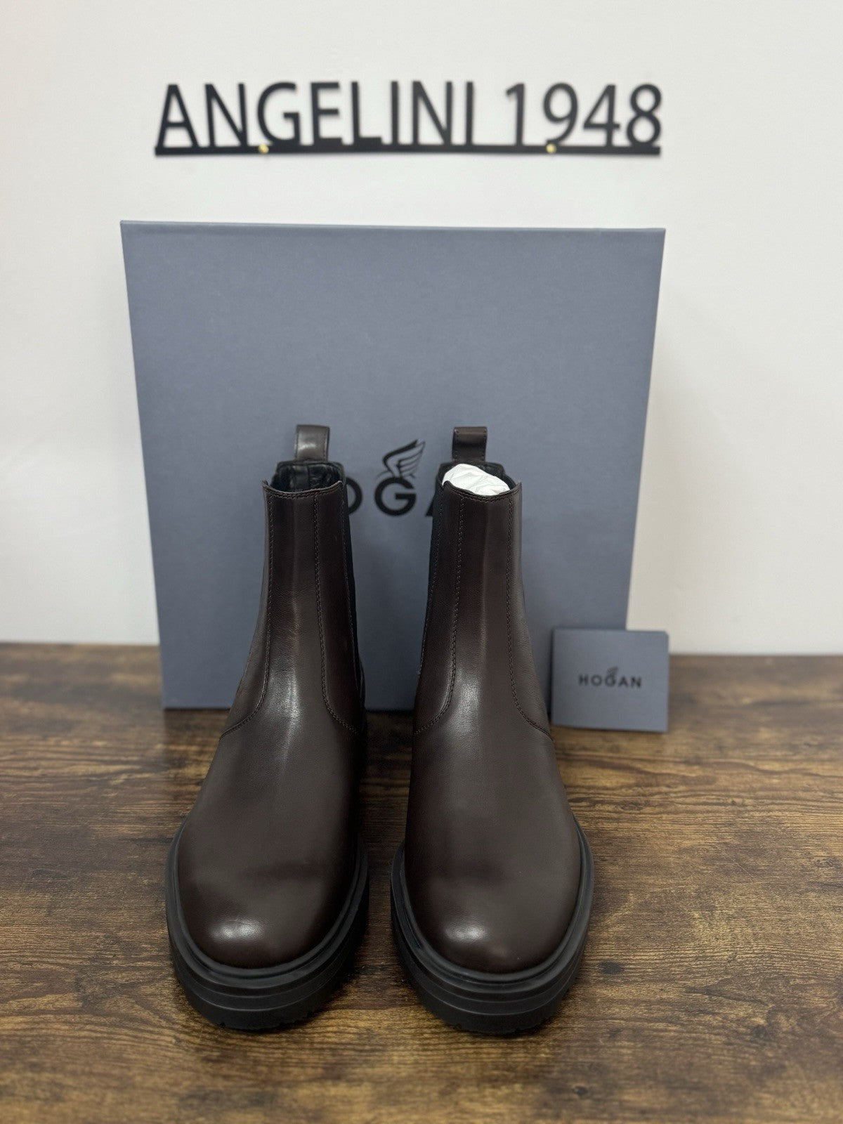 Hogan H673 Chelsea Boot Uomo Pelle  Testa Moro Extra Light Casual Boot Uomo 42