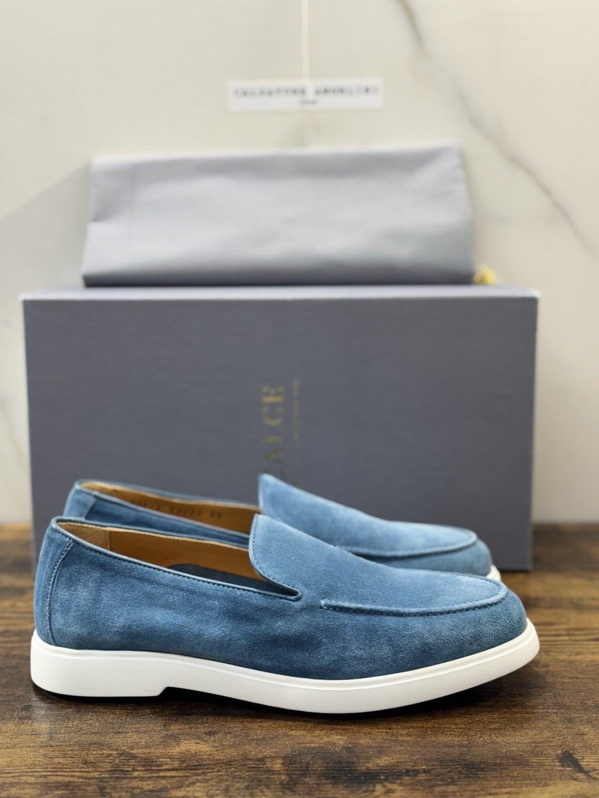 Calce Scarpa Uomo Summer  Walk Suede Jeans  Top Quality Uomo 44