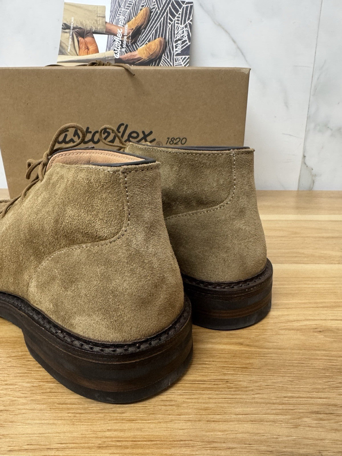 Astorflex Deukeflex Suede Whiskey Top Quality Italy Uomo 43