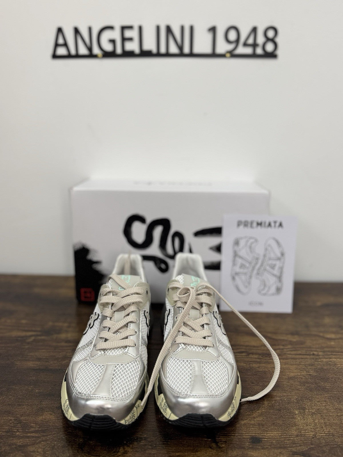 Premiata Mase Sneaker Pelle Argento   Casual Premiata Donna 39