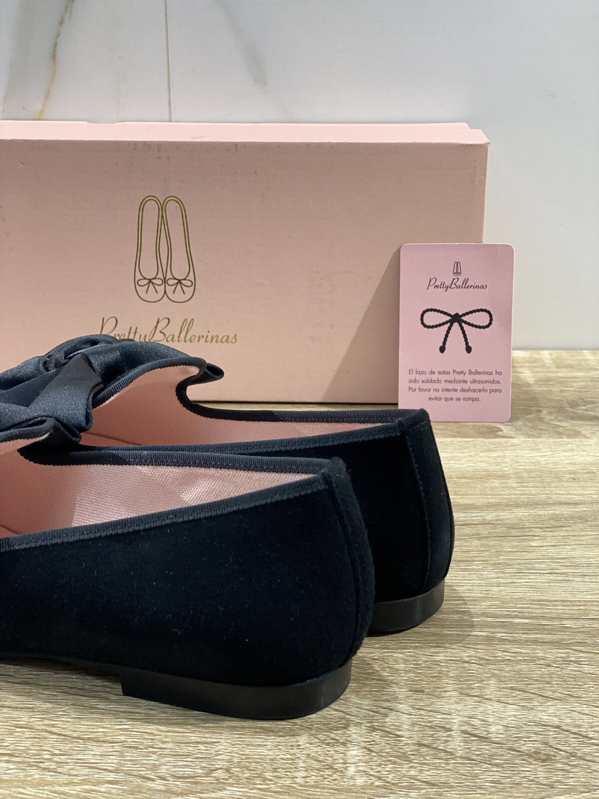 Pretty Ballerinas Scarpa Donna Carla Nero Suede Ballerina Donna 36
