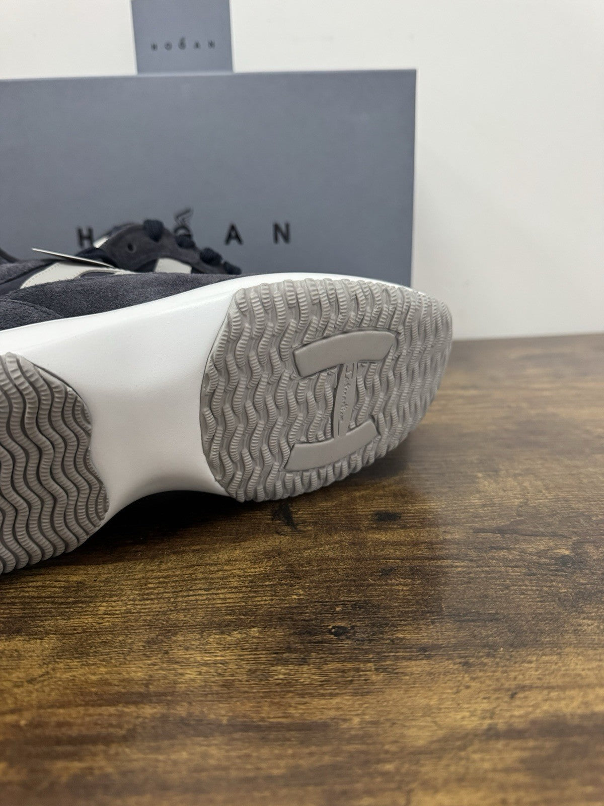 Hogan Interactive   sneaker Pelle Blu   memory foam Luxury Hogan  Uomo 42
