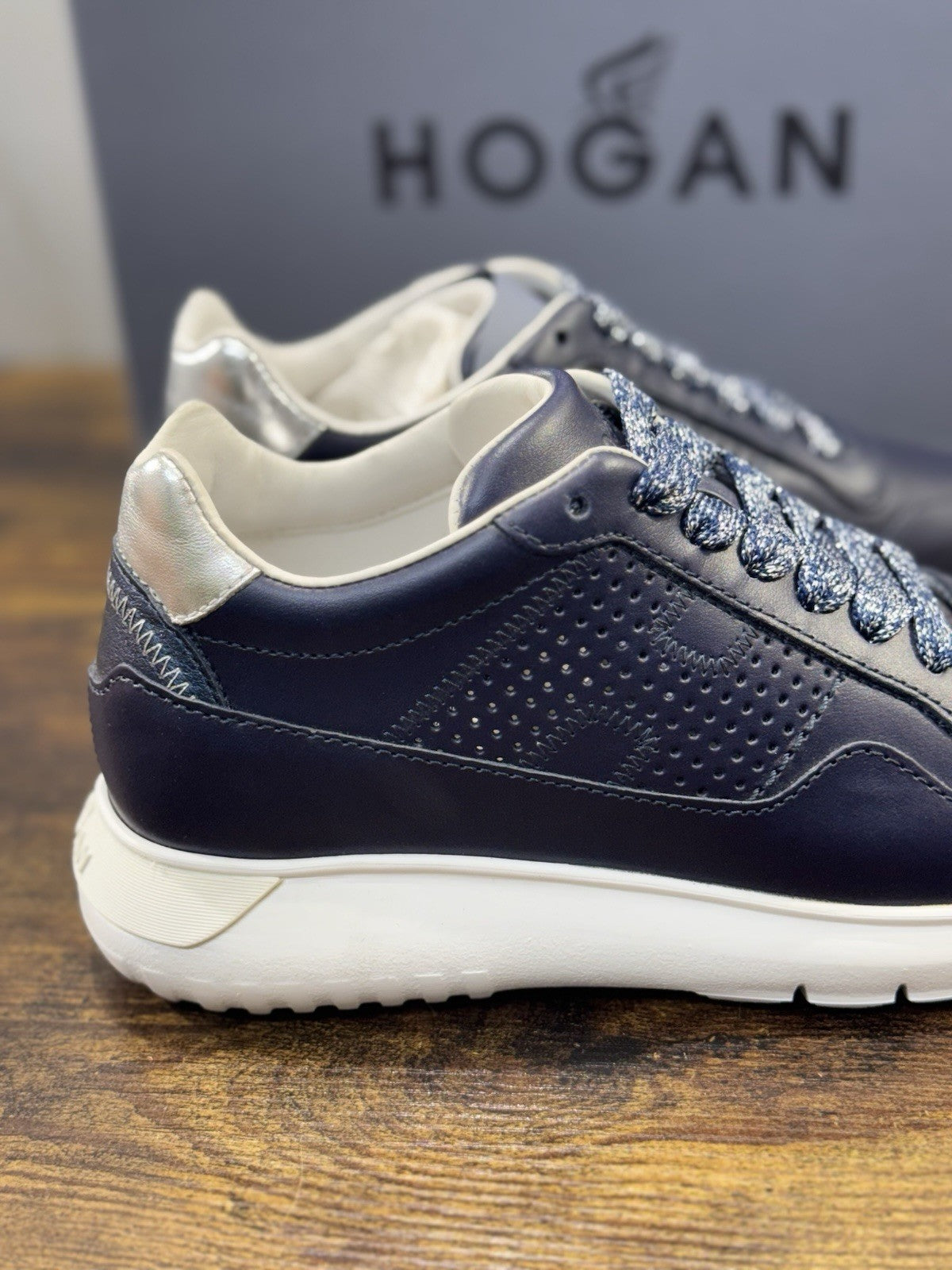 Hogan Interactive 3 Sneaker Pelle Blu   Casual Hogan Donna 36.5