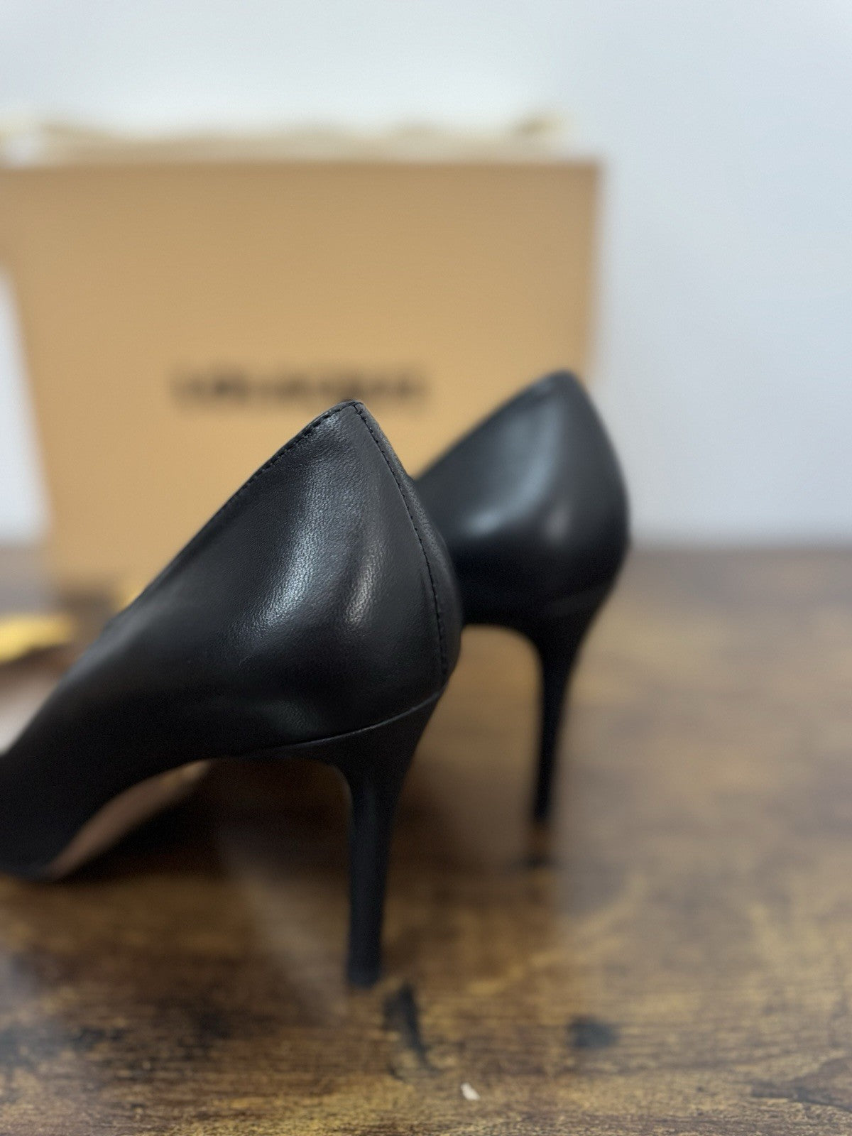 Lola Cruz Décolleté Pelle Nero Tacco 85 Casual Donna 36