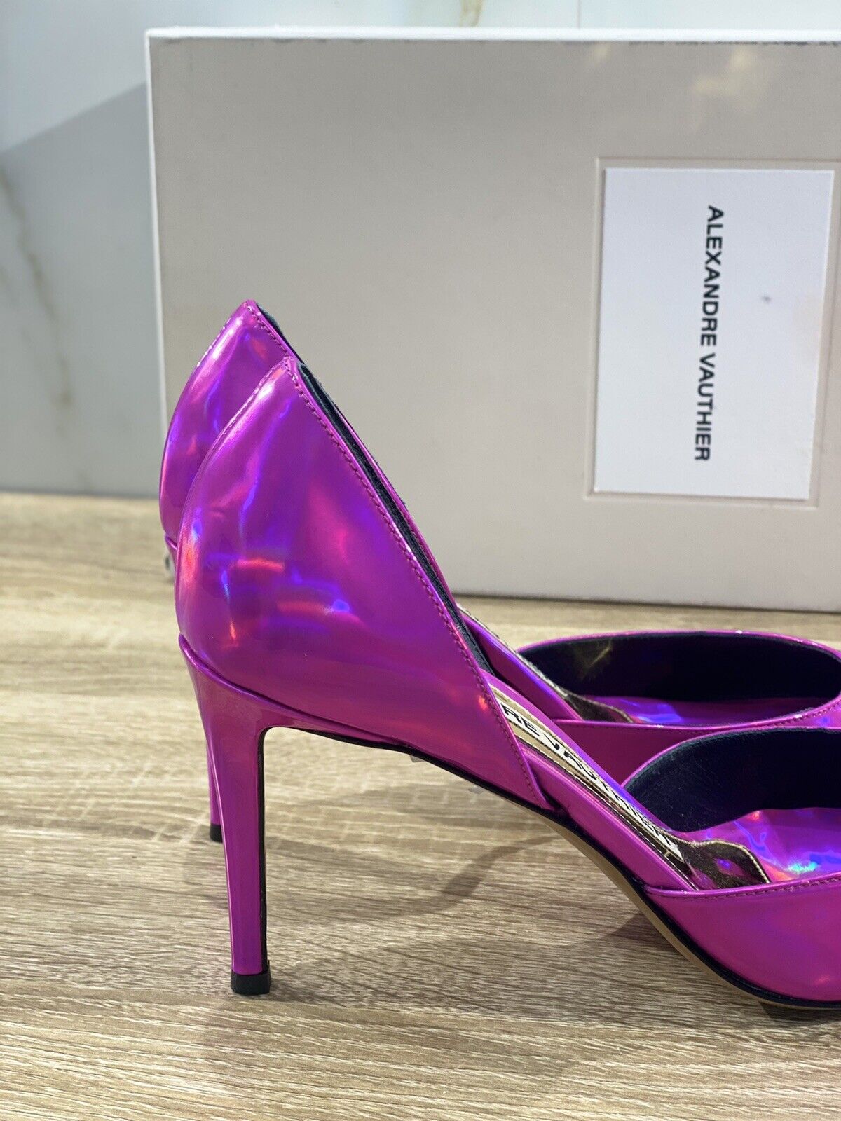 Alexandre Vauthier raquel 85 decollete’ donna fuxia luxury shoes 39