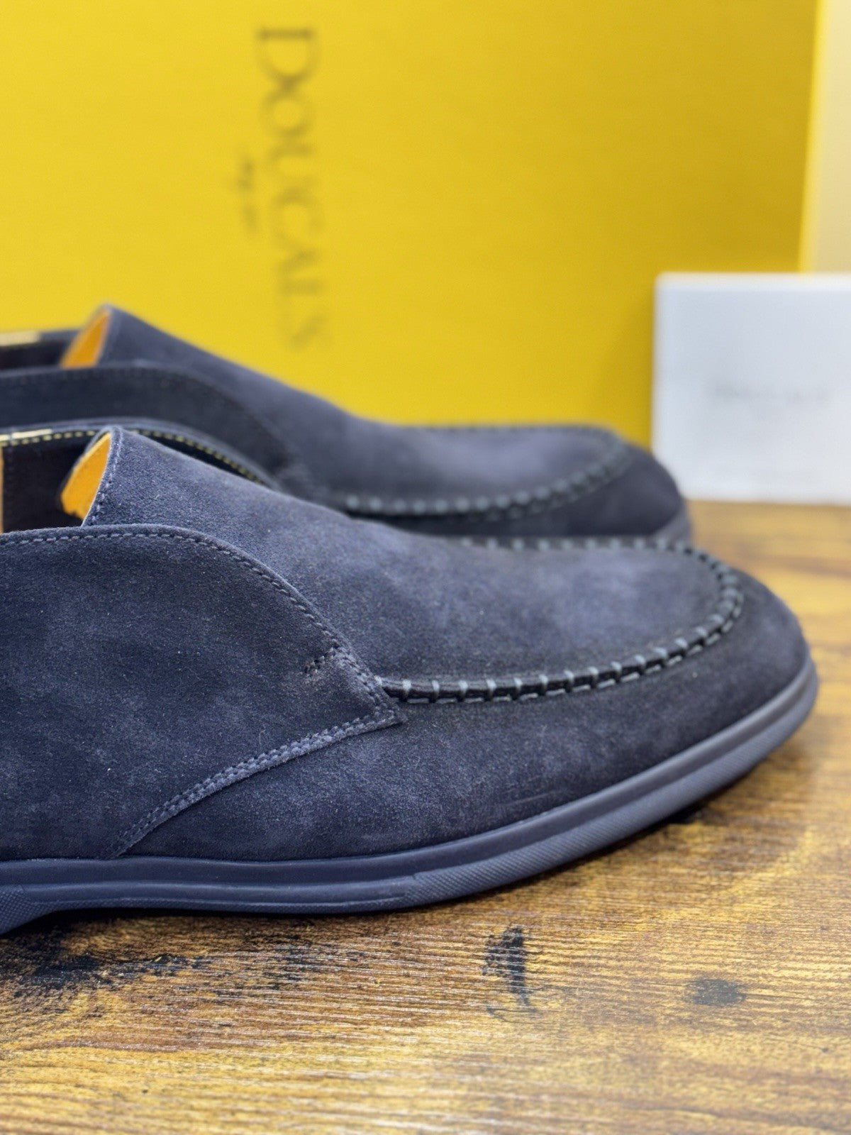 Doucal’s Scarpa Uomo Polacchino Open Walk  Pelle    Luxury Men Doucal’s 42.5