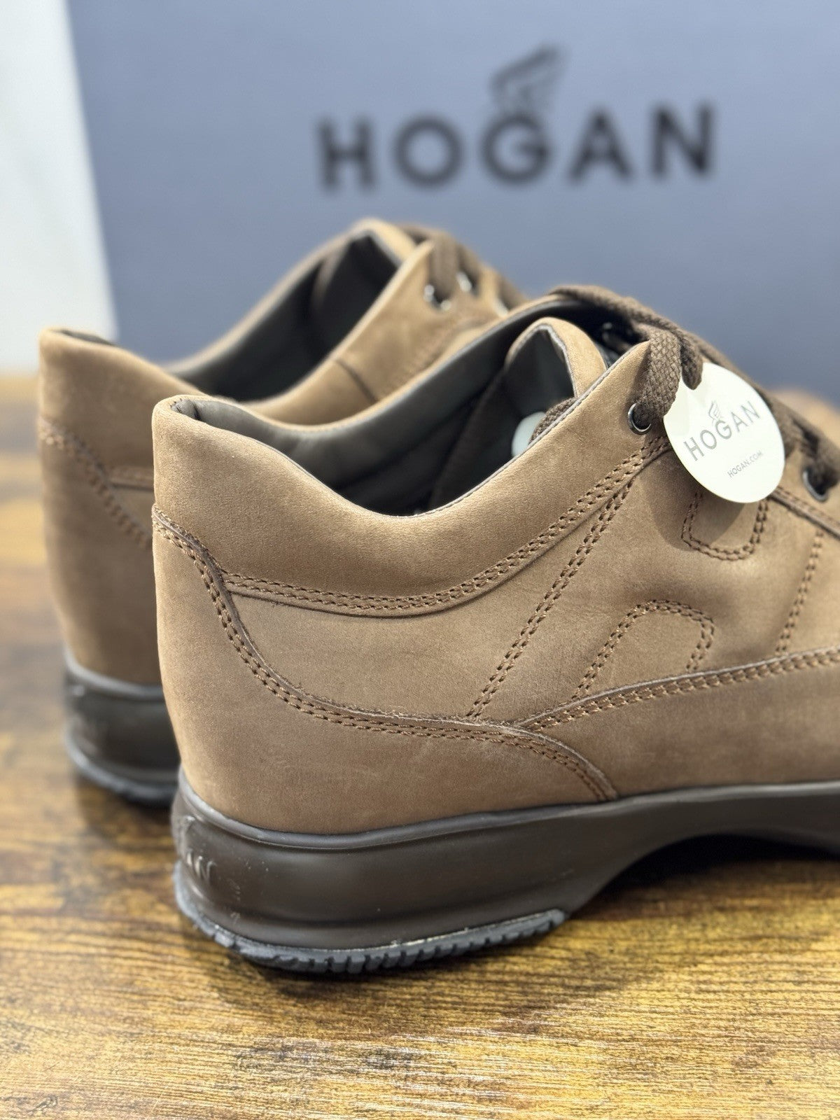 Hogan Interactive Pelle Cacao  Casual Uomo Hogan 44