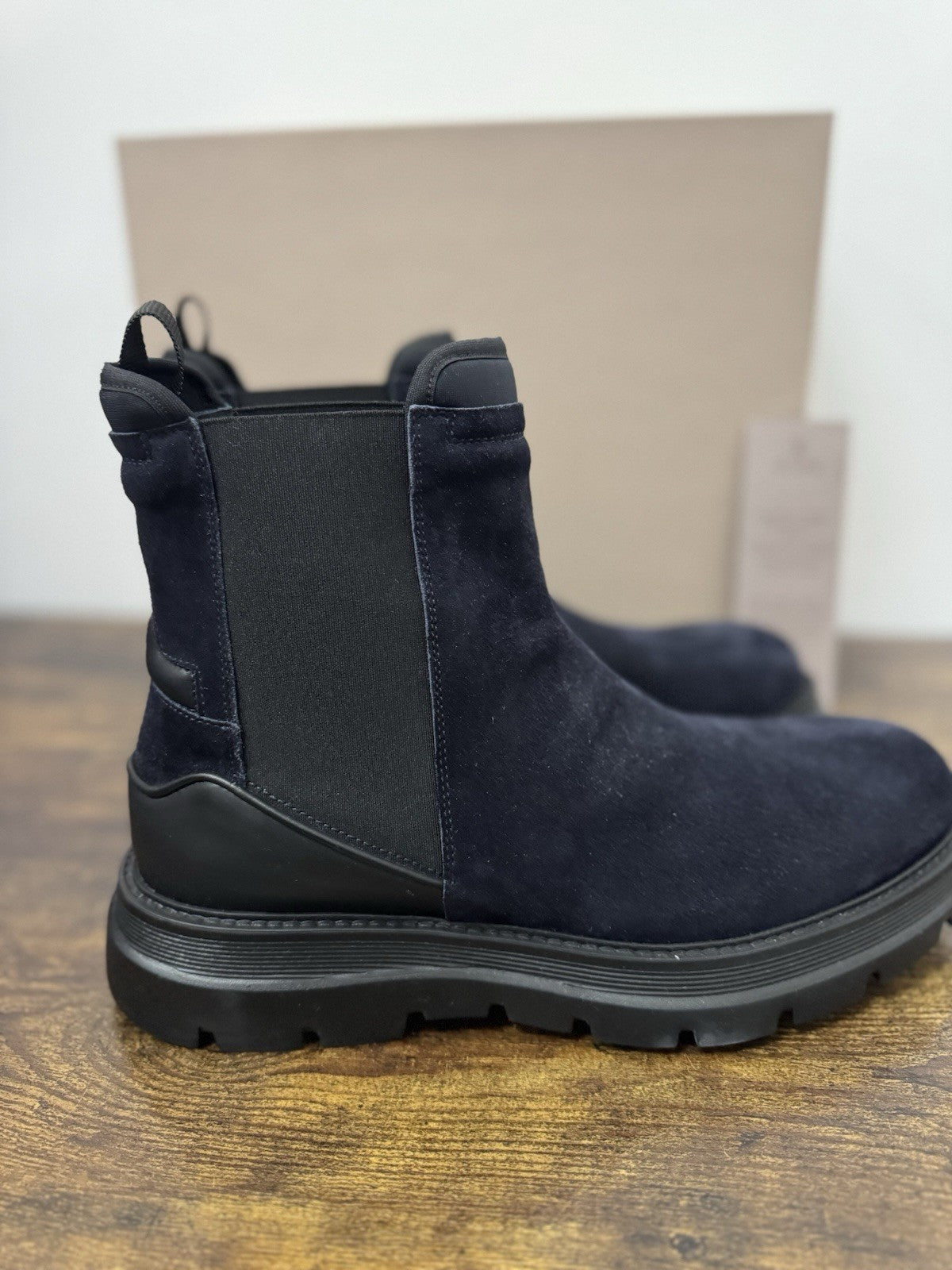 Fabi Chelsea Boot Suede Blu  Extra Light Casual Fabi Uomo 41.5