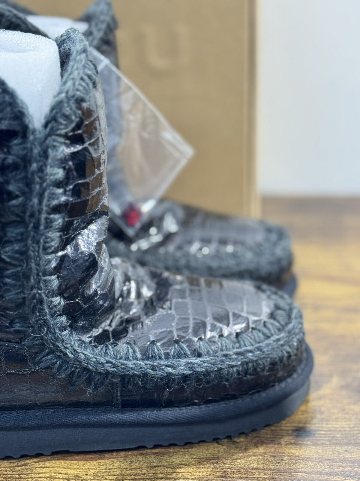 Mou eskimo 24 Grigio Stampa Cocco Nero   Casual Mou Woman Boot 36