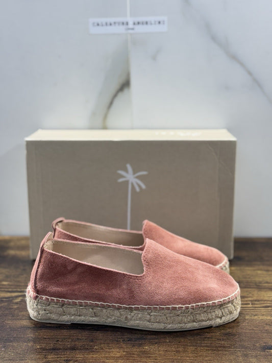 Manebi Espadrilles Mocassino Suede Terra     Zeppa Casual Manebi Shoes Donna 37