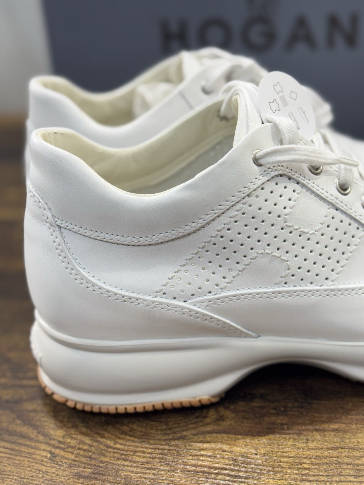 Hogan Interactive H Forata  Pelle Bianco Icon Scarpa Hogan Donna 37