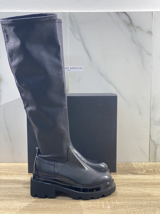 Fru.it Anfibio Donna Pelle nero Casual Boot Woman 36
