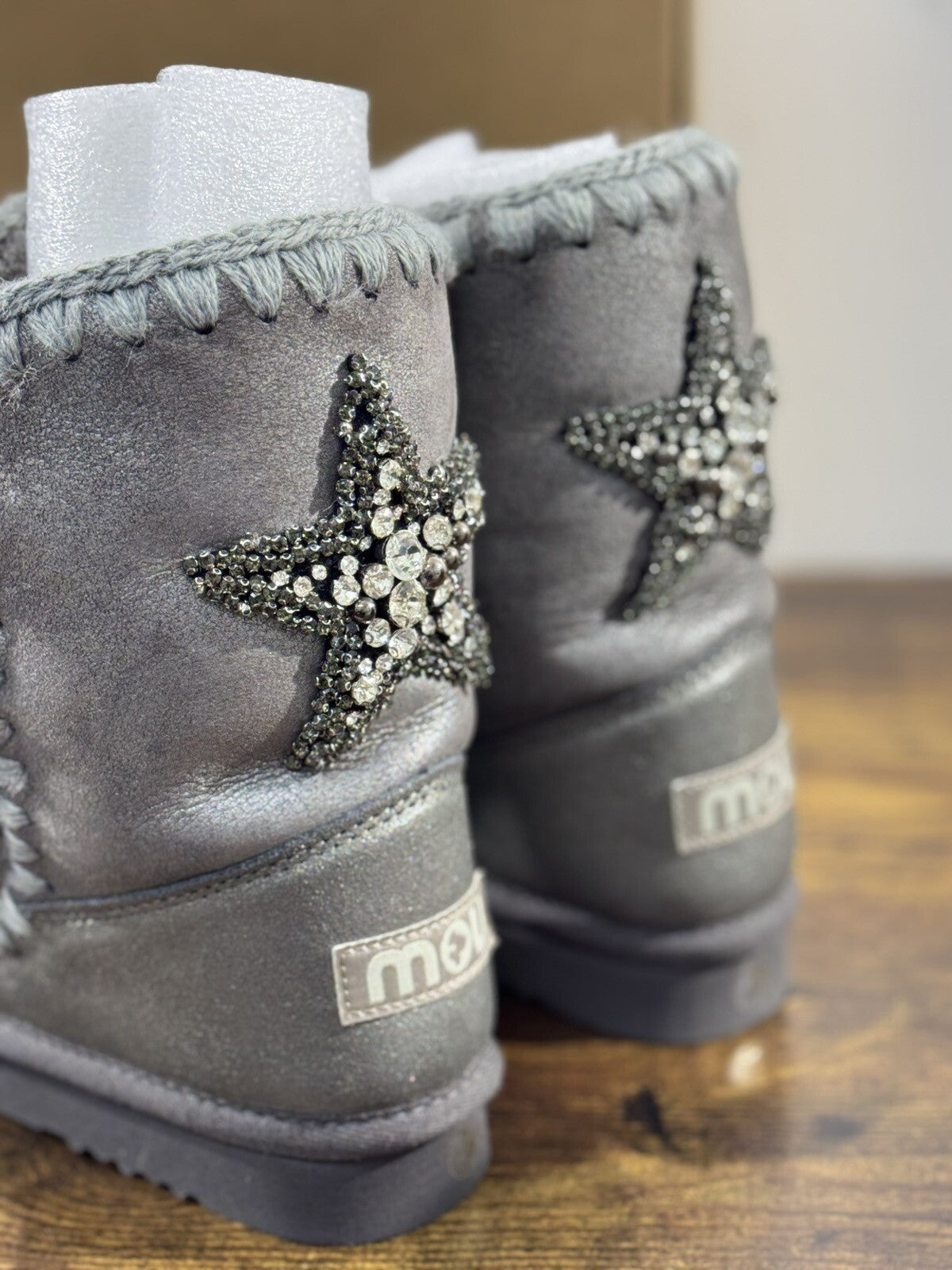 Mou eskimo 24 Grigio Suede Stella Casual Mou Woman Boot 36