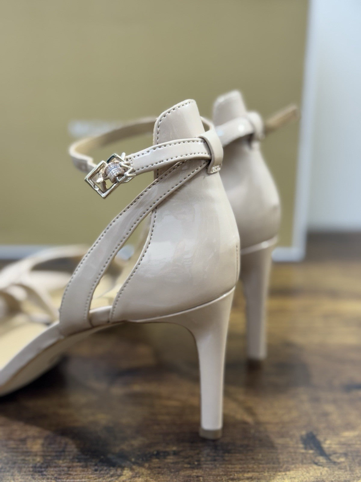 Michael Kors Sandalo Kimberly   In Pelle Beige  Casual Donna 38.5