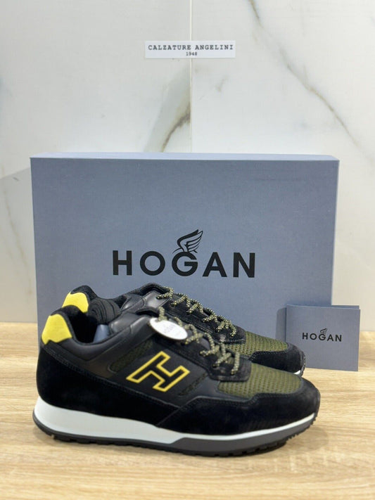 Hogan H321 pelle Nero  luxury hogan men shoes 39