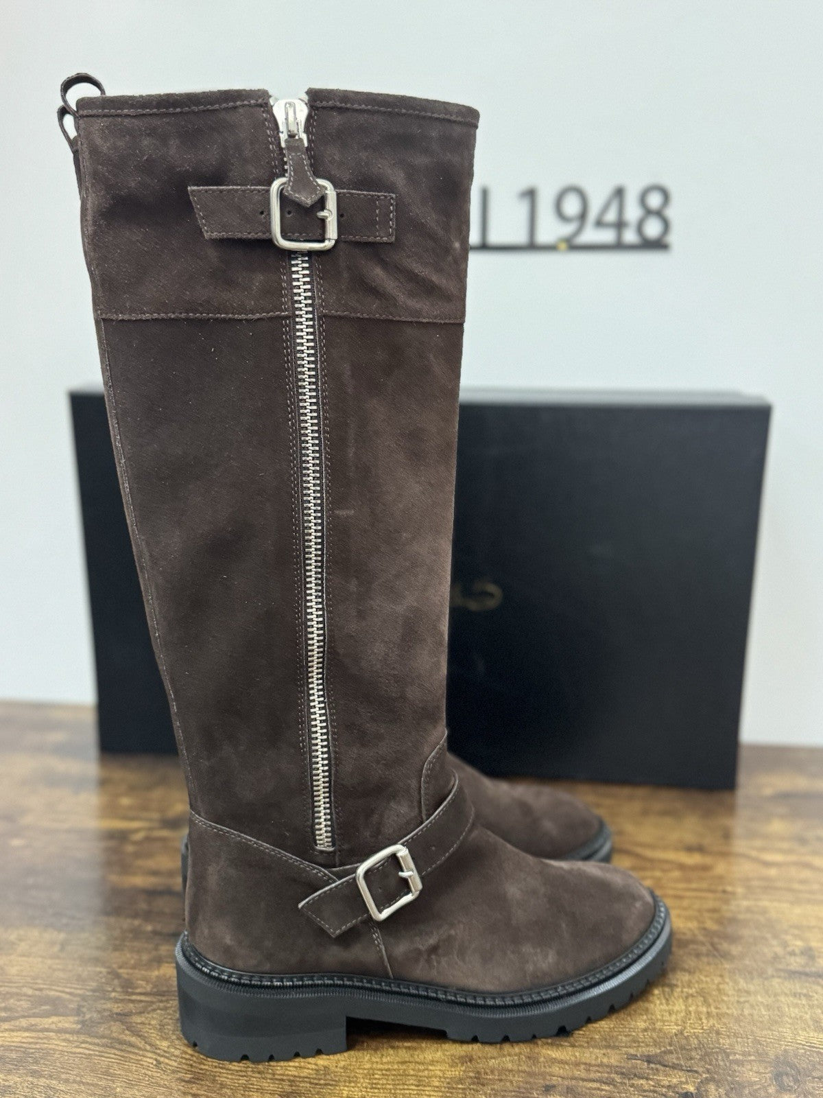 Via roma 15 stivale  donna 4280R  Suede  Testa luxury boot via roma 15 Icon 40