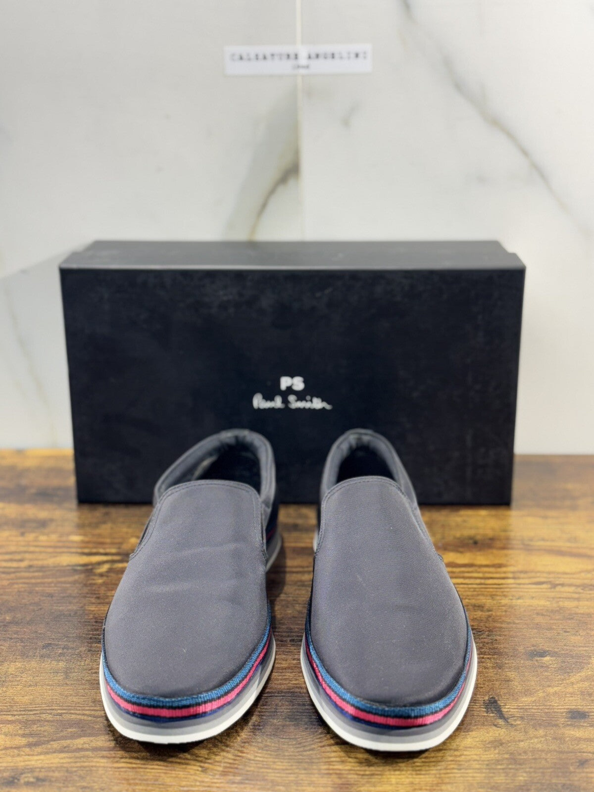 Paul Smith Scarpa Uomo Ramos Nero Mocassino Casual 40