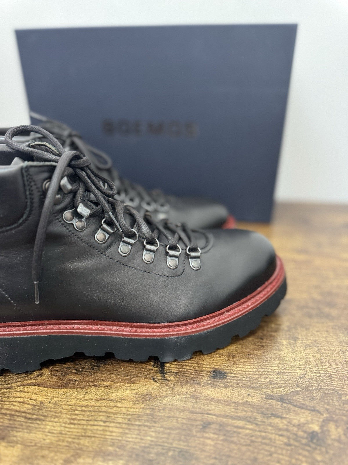 Boemos Pesula Pelle Nero   100% Made In Italy Casual Boot Uomo 43
