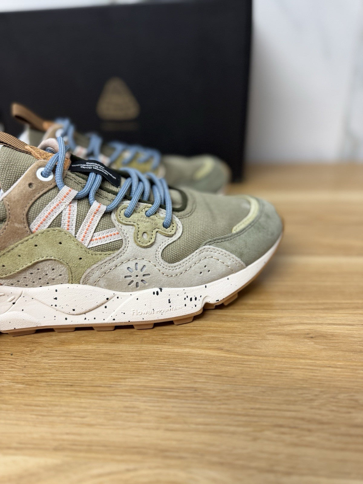 Flower Mountain Yamano 3 Taupe Green Light Casual Sneaker Uomo 41