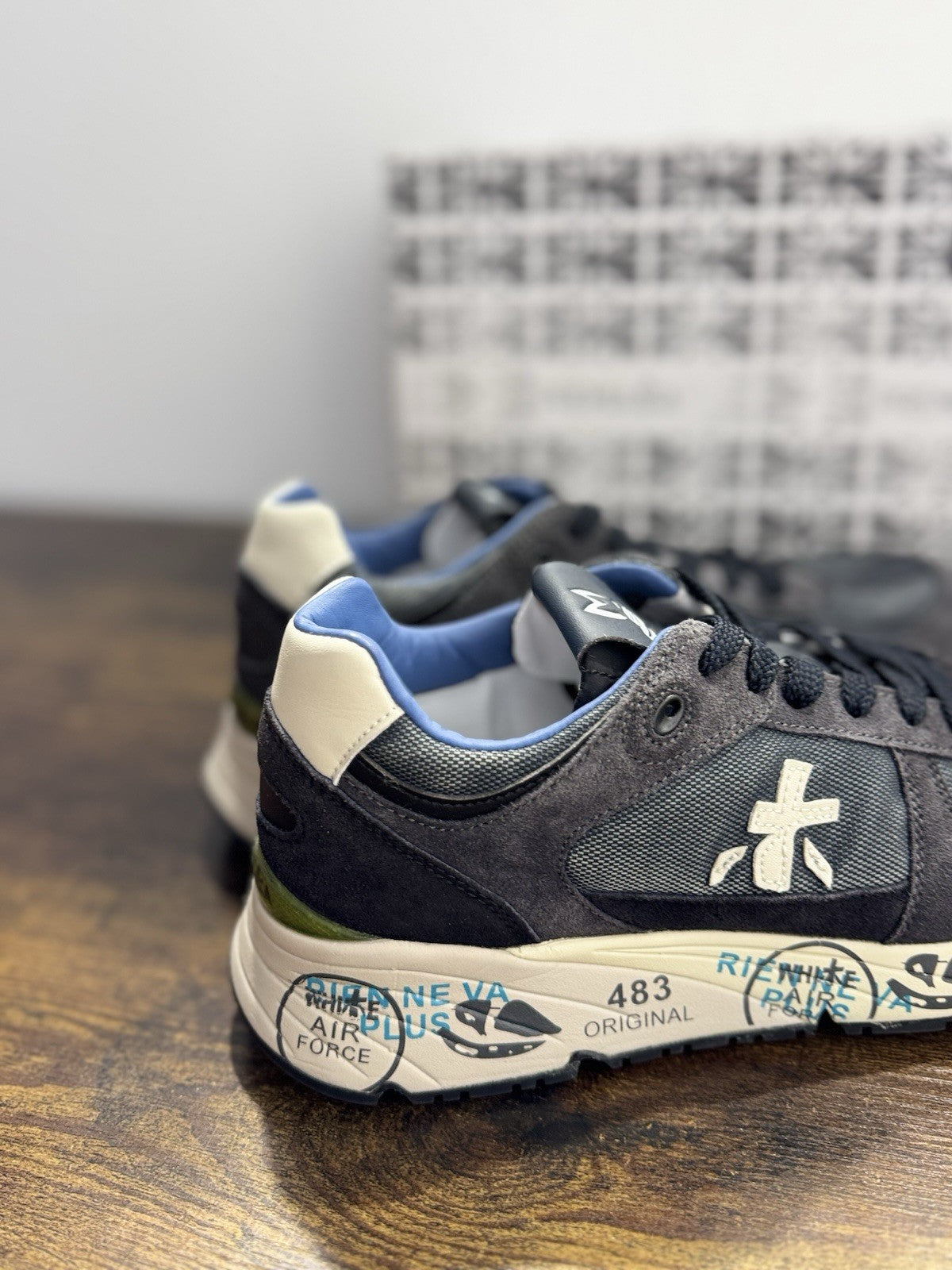 Premiata Mase  Sneaker Suede Avio Casual Premiata Uomo 43