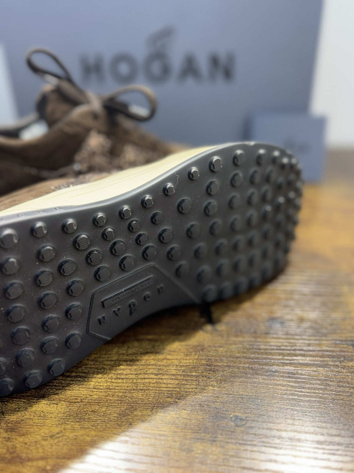 Hogan H669 Suede Marrone Memory Foam Casual Hogan Donna 38