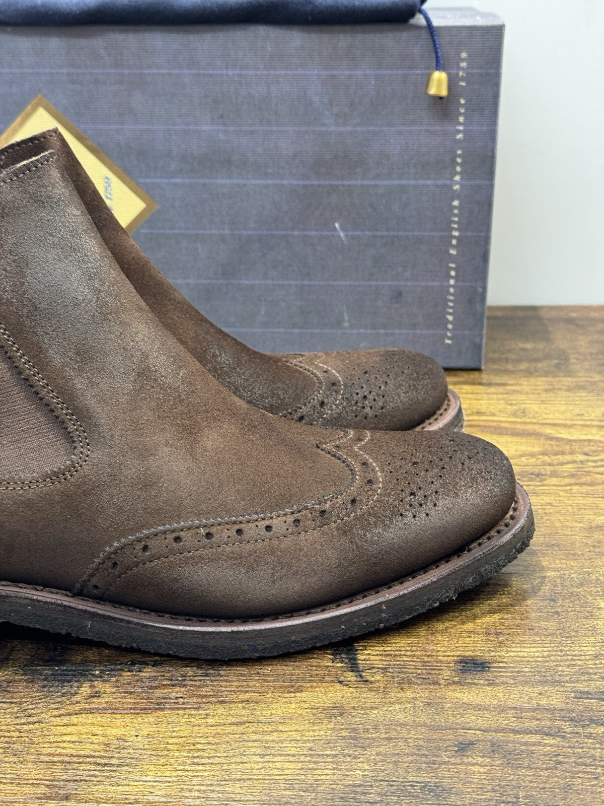 Lotus Of England Chelsea Boot  MarroneLuxury Goodyear Handmade Scarpa Donna 42