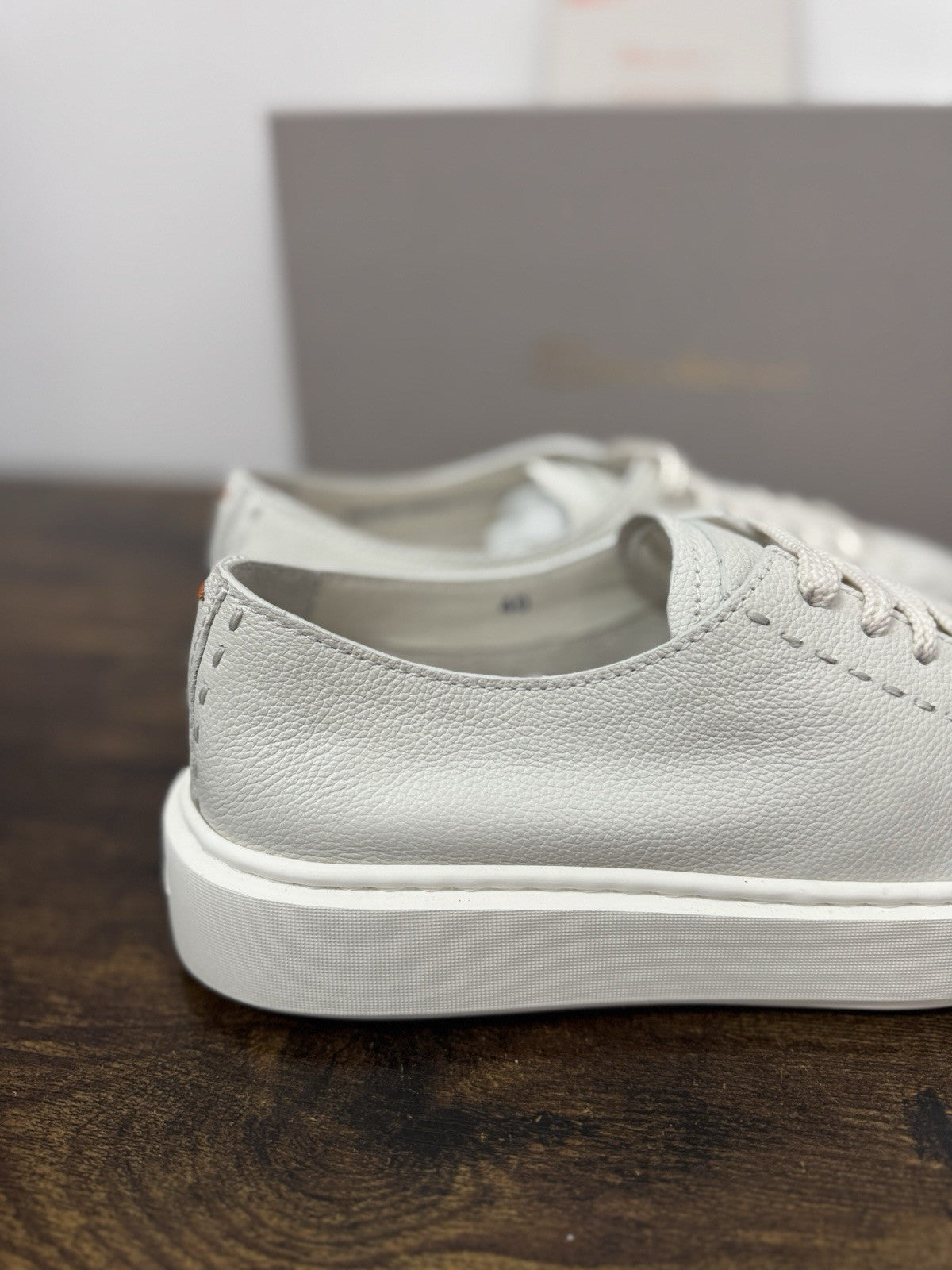 Santoni Sneaker Icon Pelle Bianca  Casual Scarpa Santoni 40