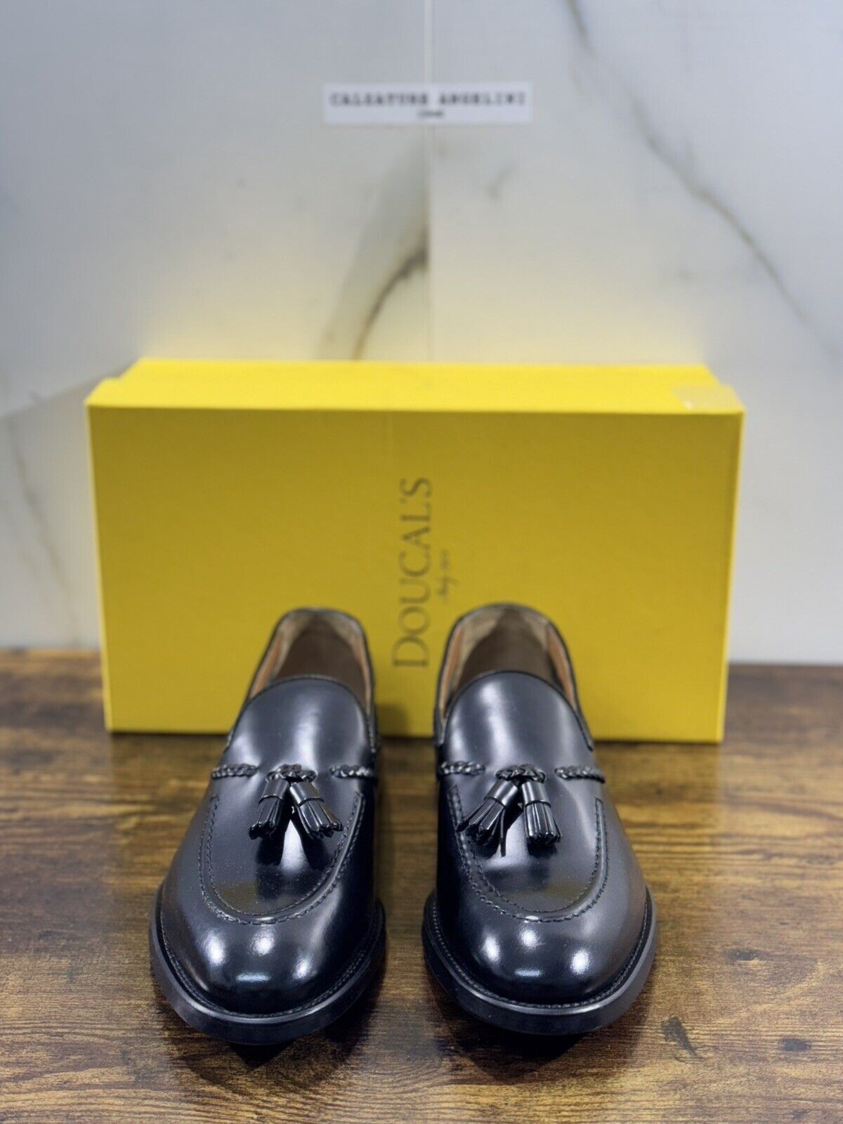 Doucal’s Scarpa Uomo Mocassino Nappine Nero   Luxury Men Doucal’s Shoes 40