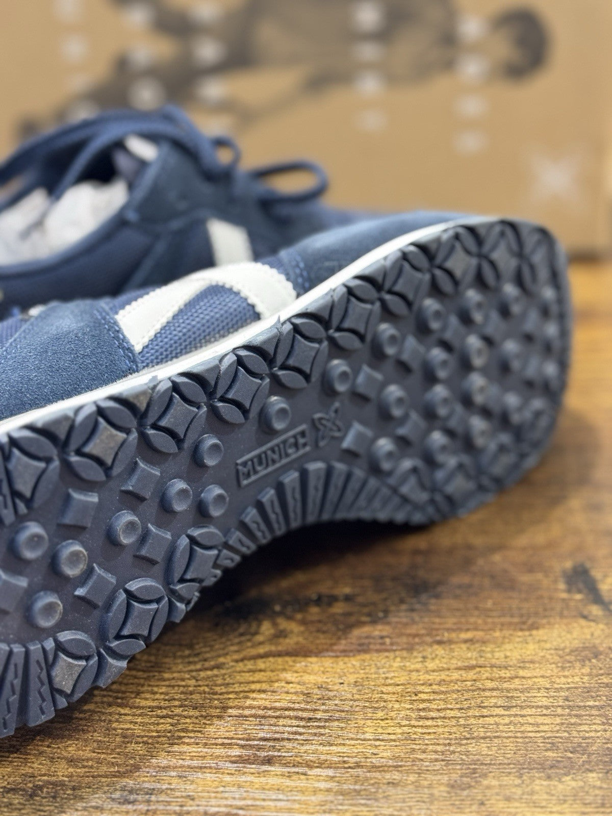 Munich Sneaker Suede Blu Casual Uomo 40