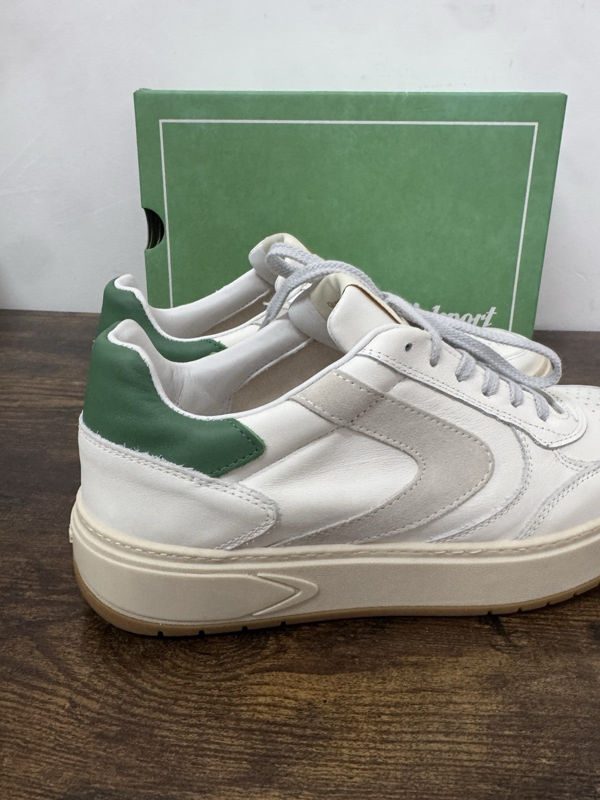 Valsport Hype Sneaker Pelle Bianco Verde Casual Uomo 45