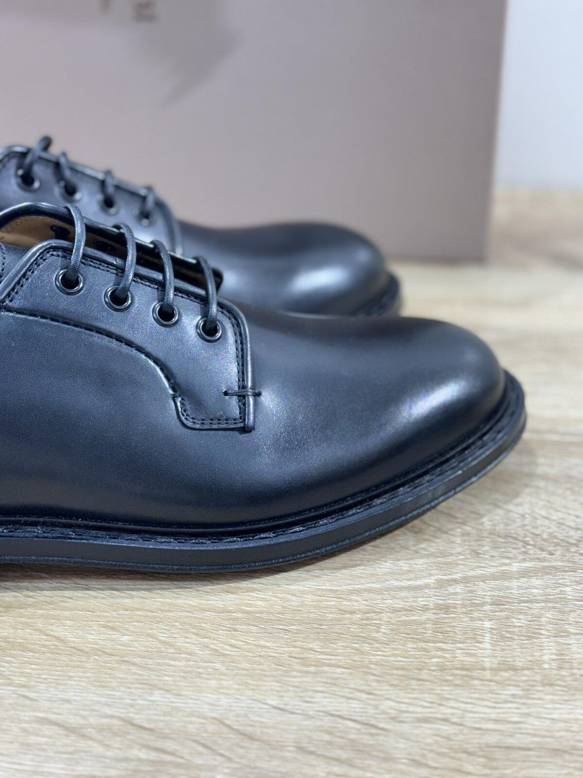 Fabi Scarpa Derby Uomo Pelle Nera Luxury Handmade Fabi Handmade Lace Up 41