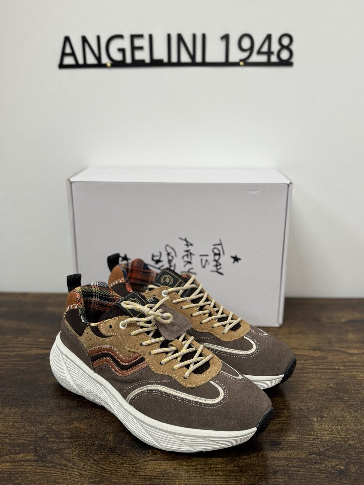 Primabase Sneaker Suede Brown  Extra light Casual Uomo 44
