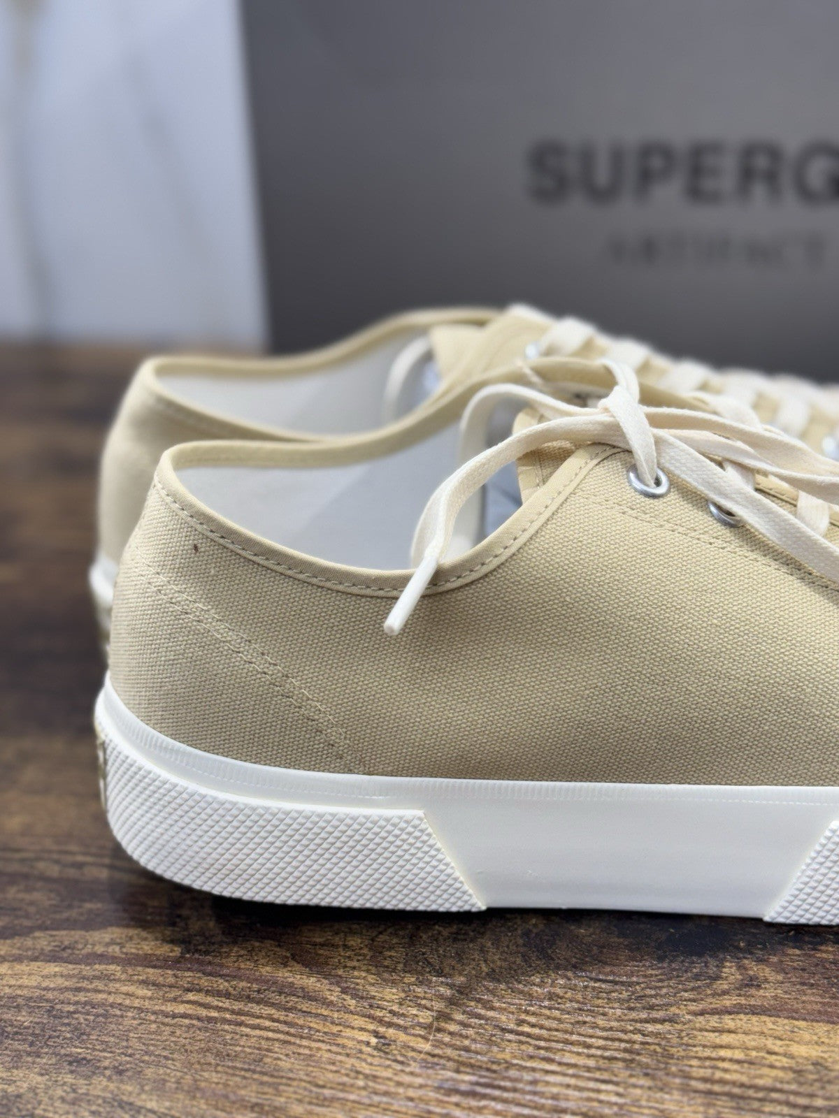 Superga Artifact Icon Sneaker Canvas Beige Causal Superga Uomo 44