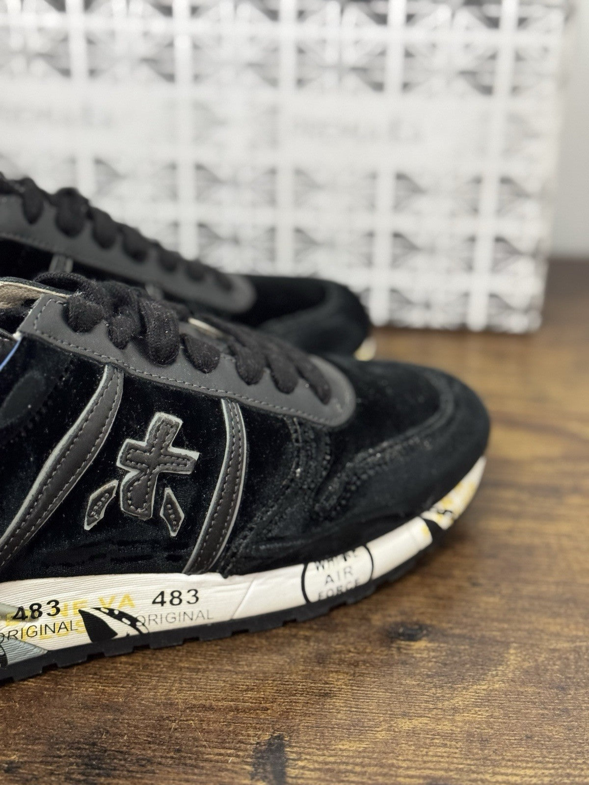 Premiata Sneaker Diane Velluto Nero  Casual Premiata Scarpa Donna 39