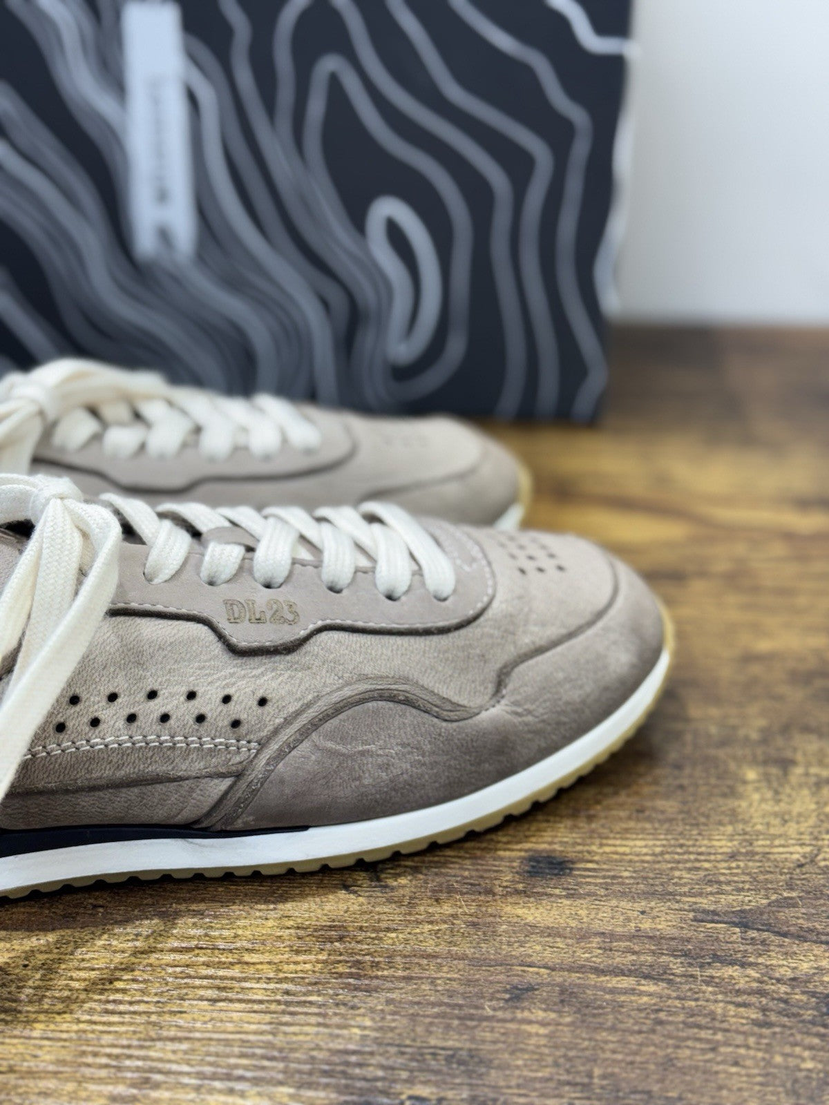 Lemargo Sneaker In Pelle Di Cervo Tortora Casual Scarpa Lemargo Donna 40