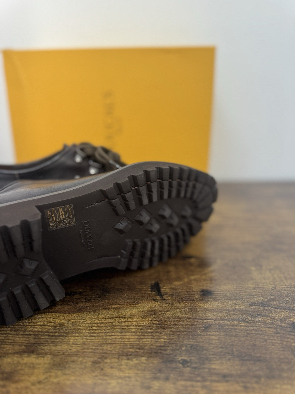 Doucal’s Pedula  Pelle Marrone Espresso  Casual Scarpa Doucal’s Uomo 40