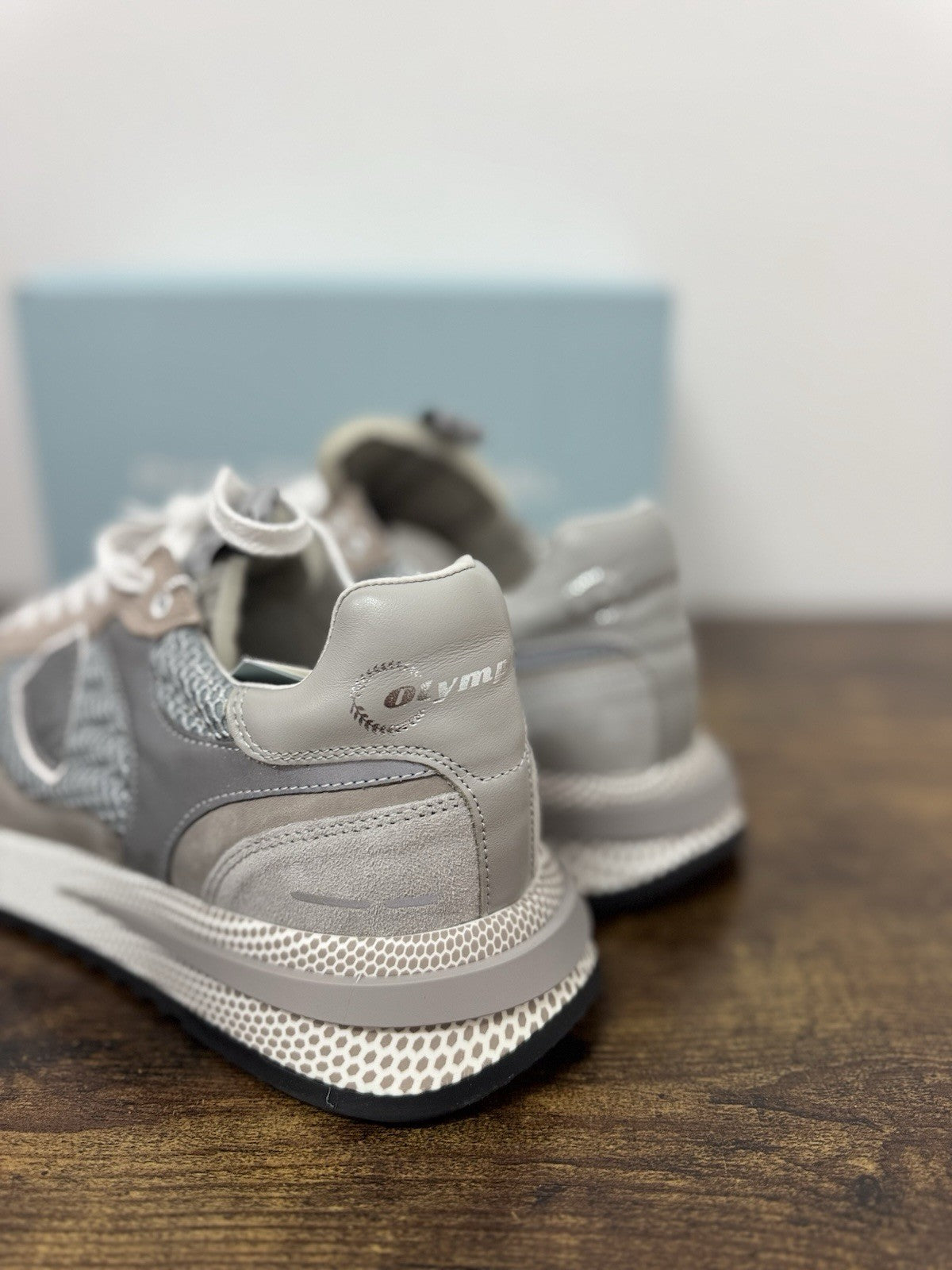 Philippe Model Olympique Low  Sneaker Pelle Grey       Casual Uomo 45